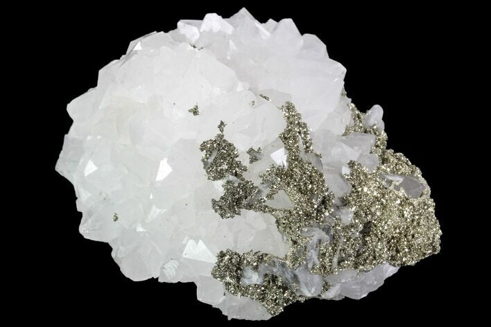 Quartz and Pyrite Association - Morocco #92259